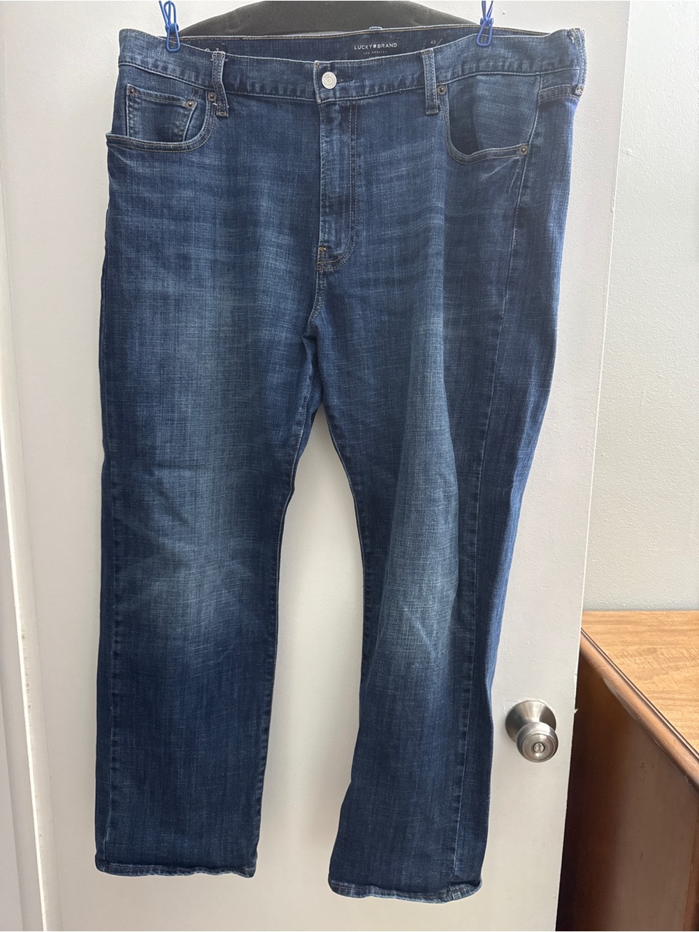 lucky brand Men's Relaxed Fit Jeans in Dark Indigo